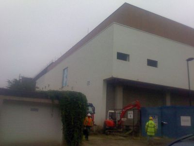 Back Corner of Leisure Centre from Natal Road
