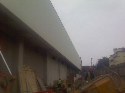 Side of Leisure Centre from Natal Road
