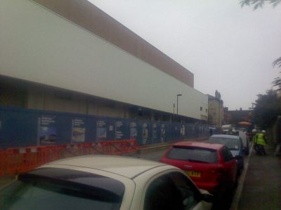 Side of Leisure Centre from Natal Road
