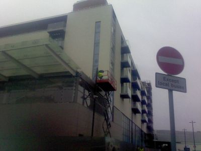 North Side of Tesco/Residential Building
