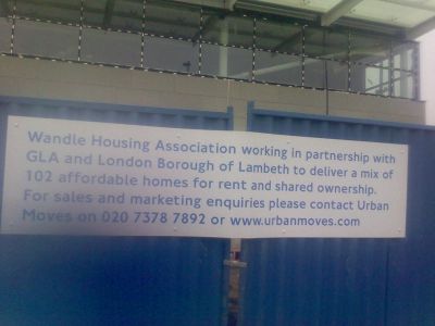 Housing Association Sign for Affordable Housing

