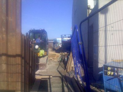 Across Back of Site from Natal Road
