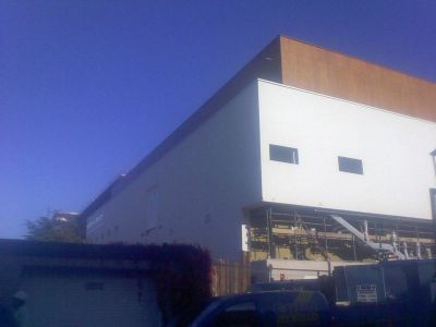 Back Corner of Leisure Centre from Natal Road
