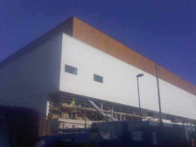 Side of Leisure Centre from Natal Road
