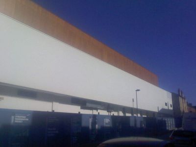 Side of Leisure Centre from Natal Road
