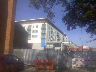 South Corner of Tesco/Residential Building

