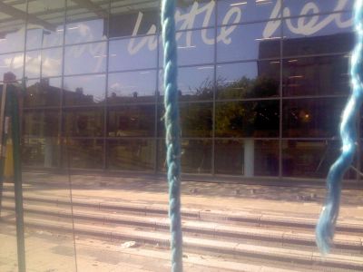 Steps in front of Tesco
