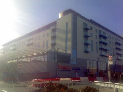 North Corner of Tesco/Residential Building
