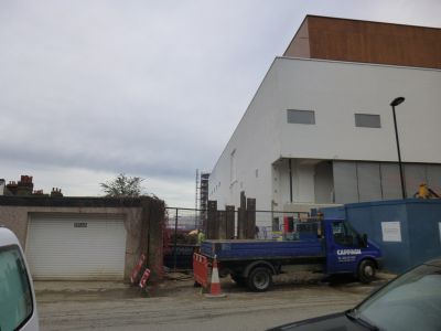 Back Corner of Leisure Centre from Natal Road

