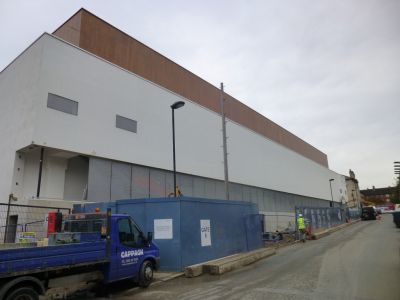 Side of Leisure Centre from Natal Road
