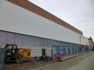 Side of Leisure Centre from Natal Road
