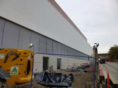 Side of Leisure Centre from Natal Road
