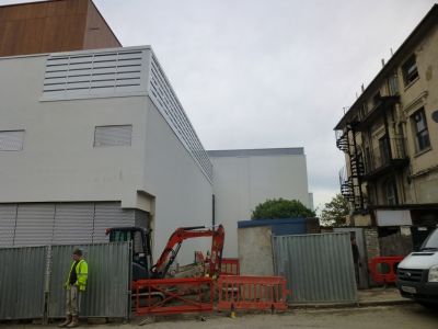 Across to Front Block of Leisure Centre from Natal Road
