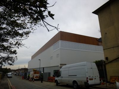 Front Corner of Leisure Centre from Natal Road
