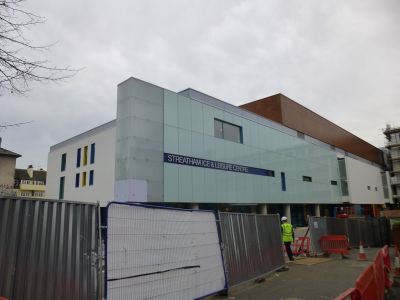 Leisure Centre from Church Forecourt
