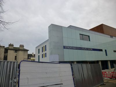 Leisure Centre from Church Forecourt
