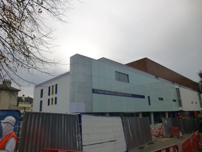 Leisure Centre from Church Forecourt
