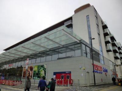 North Corner of Tesco/Residential Building
