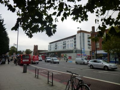 View from opposite Streatham Station
