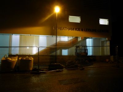 Escape Stairs Visible Through Grating (Natal Road)
