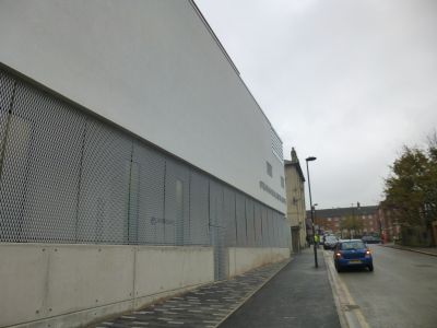 Side of Leisure Centre from Natal Road
