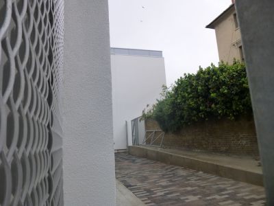 Across to Front Block of Leisure Centre from Natal Road (New Paving)
