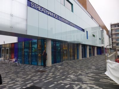 Leisure Centre from Church Forecourt
