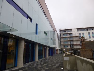 Side of Leisure Centre
