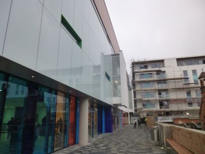 Side of Leisure Centre
