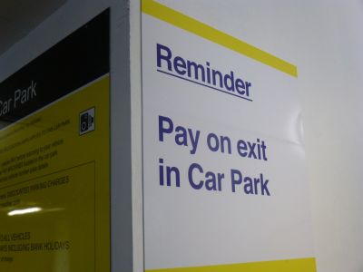 Signs in Car Park
