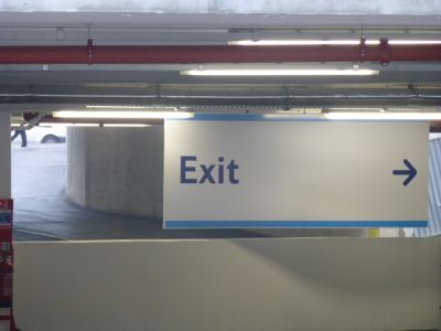 Exit from Car Park

