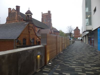 Path to Leisure Centre Entrance

