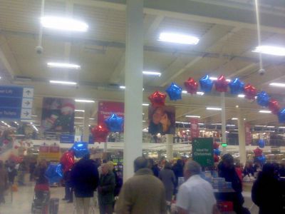 Inside Tesco
