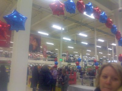 Inside Tesco
