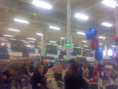 Inside Tesco

