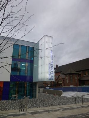 Front of Leisure Centre from High Road
