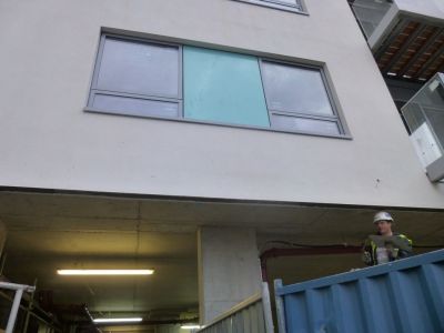 Work Continues on Flats
