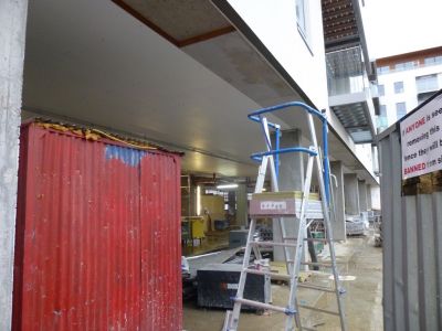 Work Continues on Flats
