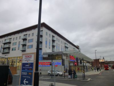 South Corner of Tesco/Residential Building
