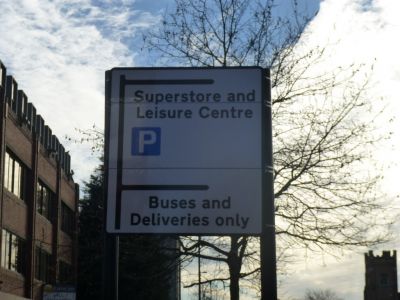 New Sign on High Road
