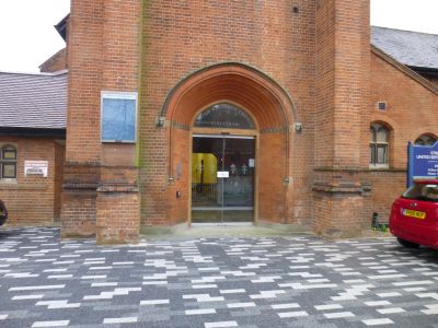 Church Entrance Now Clear
