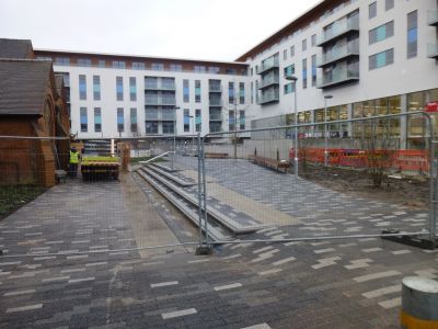 Landscaping round Church
