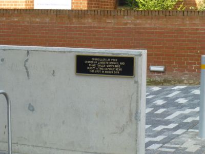 Plaque Commemorating Burial of New Time Capsule
